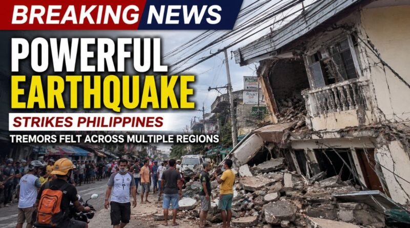 Powerful Earthquake Strikes Philippines, Tremors Felt Across